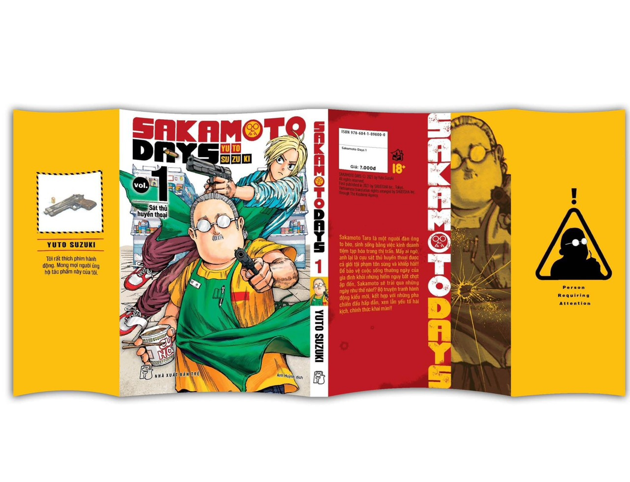 Bộ Sakamoto Days - Tập 1 - Sát Thủ Huyền Thoại - Tặng Kèm 2 Bìa Rời + 1 Thiệp Giấy Sổ Gia Quy Nhà Sakamoto - Ảnh 3