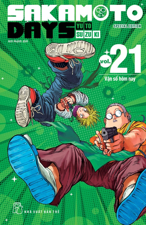 Bộ Sakamoto Days - Tập 21 - Vận Số Hôm Nay - Bản Đặc Biệt - Tặng Kèm Standee Mica + Filmstrip PVC + Postcard - Ảnh 2