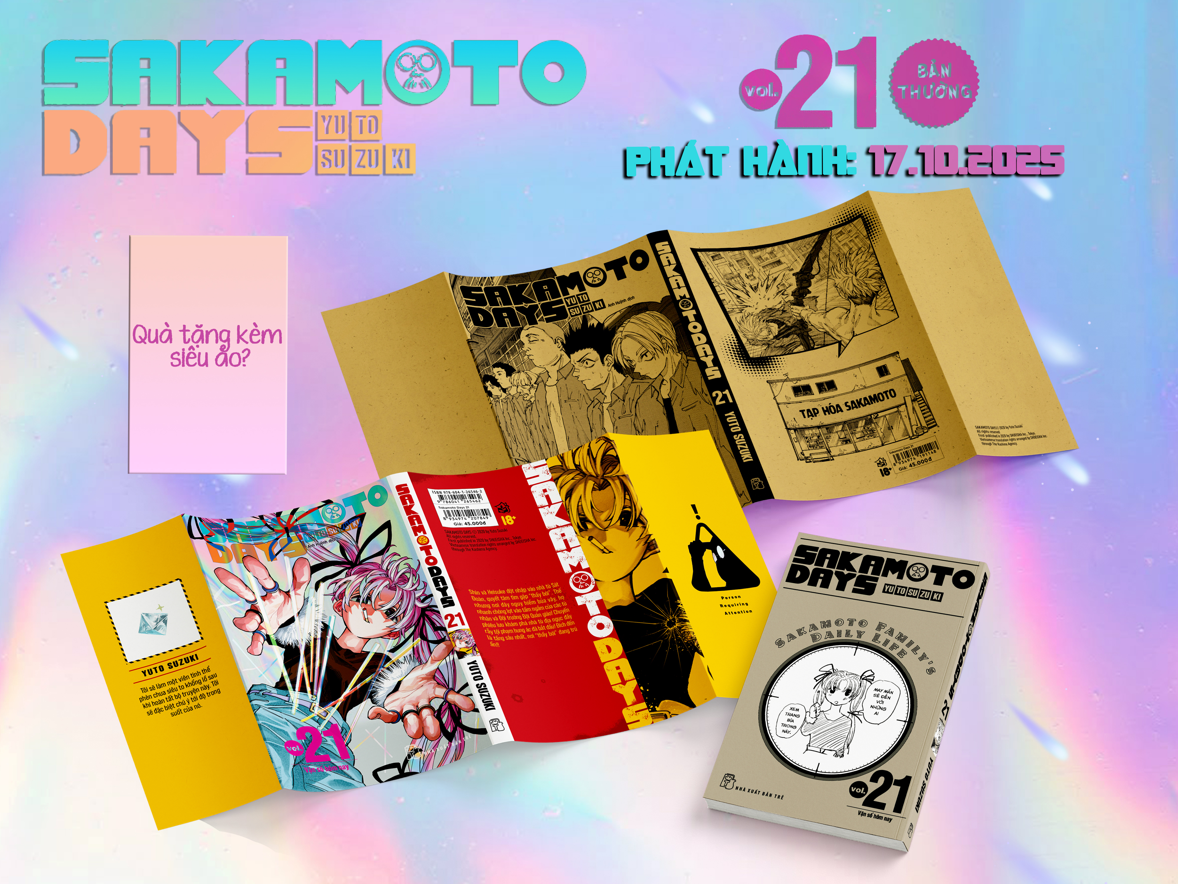 Bộ Sakamoto Days - Tập 21 - Vận Số Hôm Nay - Tặng Kèm Card PVC "Behind The Scene" - Ảnh 3