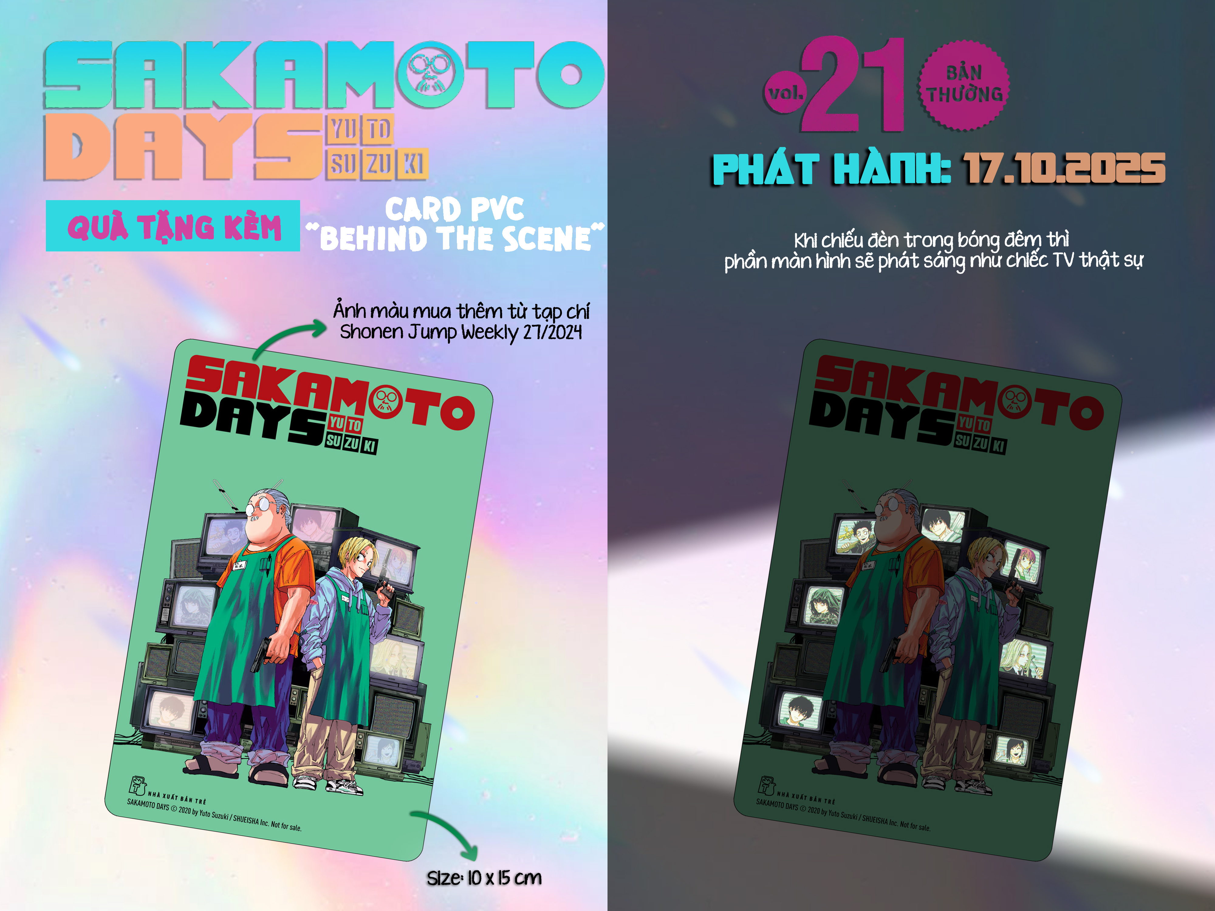 Bộ Sakamoto Days - Tập 21 - Vận Số Hôm Nay - Tặng Kèm Card PVC "Behind The Scene" - Ảnh 4