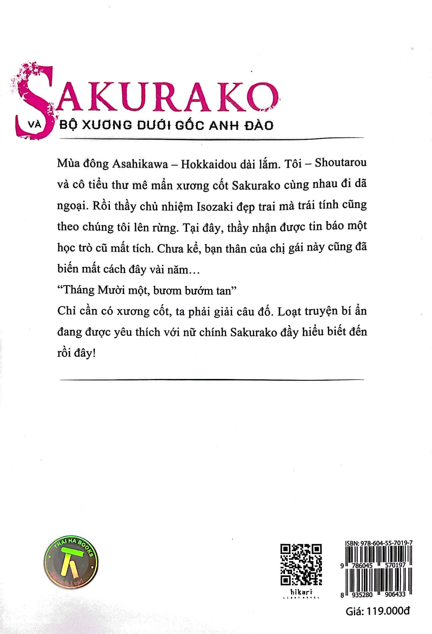 bộ sakurako và bộ xương dưới gốc anh đào - tập 4 - Ảnh 9