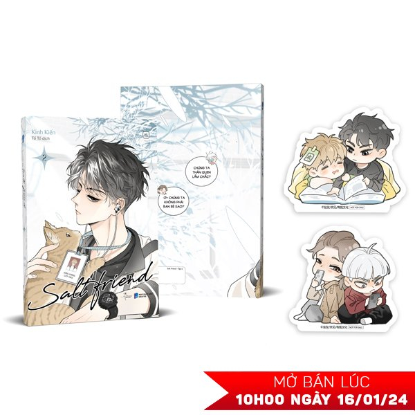 bộ salt friend - tập 2 - tặng kèm 2 bookmark bế