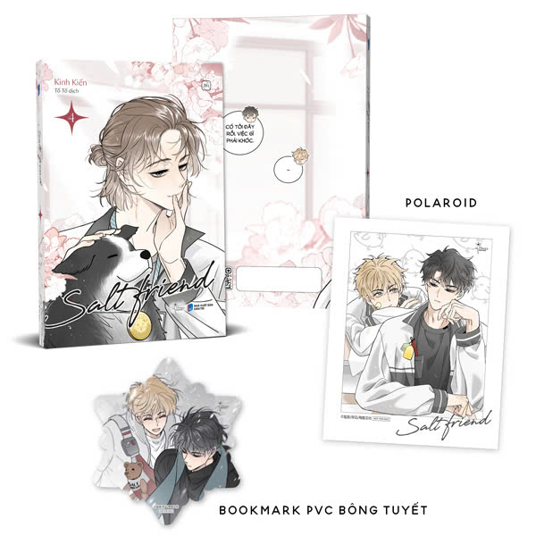 Bộ Salt Friend - Tập 4 - Tặng Kèm Postcard Giấy Ngọc Trai + Bookmark PVC Bế Hình Bông Tuyết