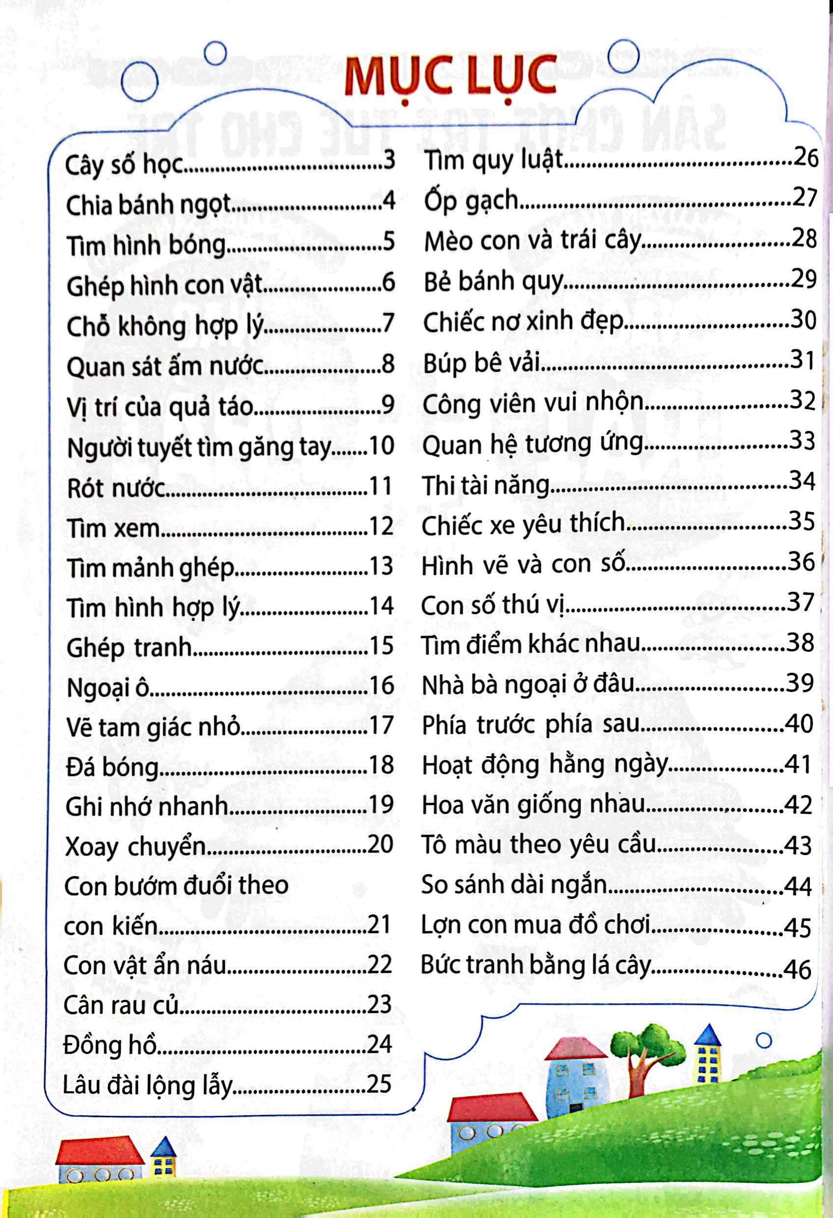 bộ sân chơi trí tuệ cho trẻ - rèn luyện tư duy não trái + phát triển sáng tạo não phải - dành cho bé 5-6 tuổi - tập 2 - Ảnh 3