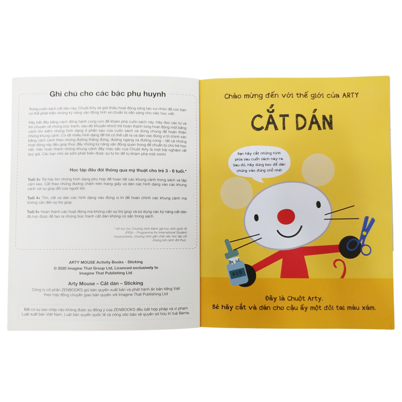 bộ sản phẩm cắt dán và những người bạn - arty mouse sticking and friends - colokit kit-c020/ar - Ảnh 13