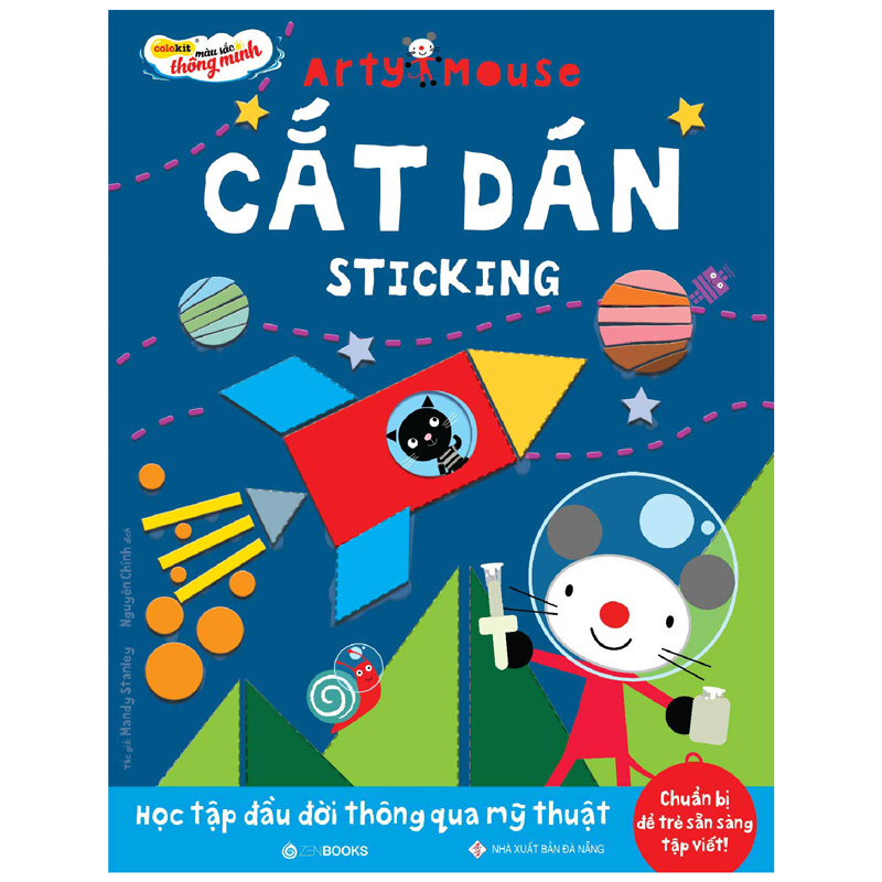 bộ sản phẩm cắt dán và những người bạn - arty mouse sticking and friends - colokit kit-c020/ar - Ảnh 14