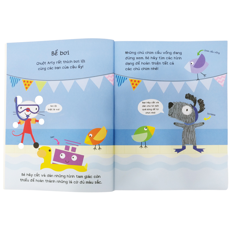 bộ sản phẩm cắt dán và những người bạn - arty mouse sticking and friends - colokit kit-c020/ar - Ảnh 15