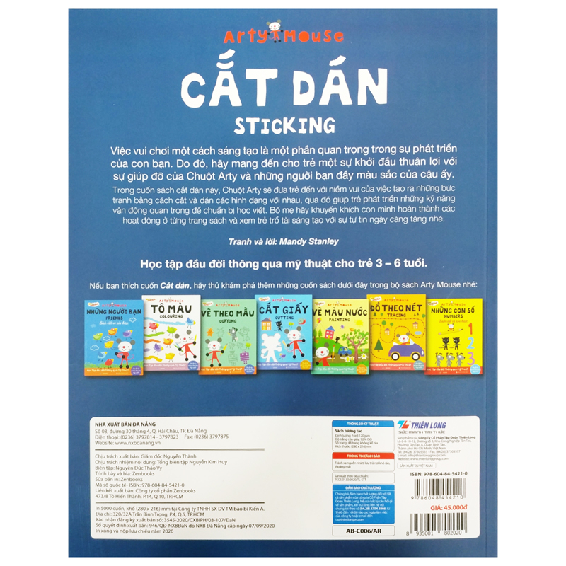 bộ sản phẩm cắt dán và những người bạn - arty mouse sticking and friends - colokit kit-c020/ar - Ảnh 16