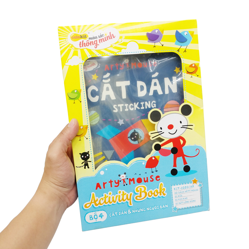 bộ sản phẩm cắt dán và những người bạn - arty mouse sticking and friends - colokit kit-c020/ar - Ảnh 17