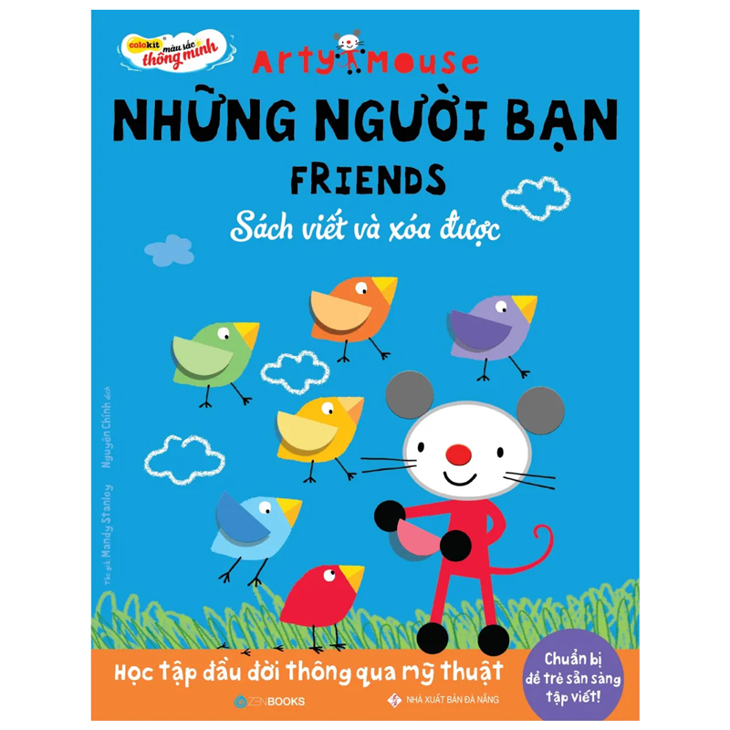 bộ sản phẩm cắt dán và những người bạn - arty mouse sticking and friends - colokit kit-c020/ar - Ảnh 9