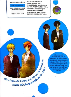 bộ sasaki và miyano - tập 1 - tặng kèm bookmark + postcard - Ảnh 9