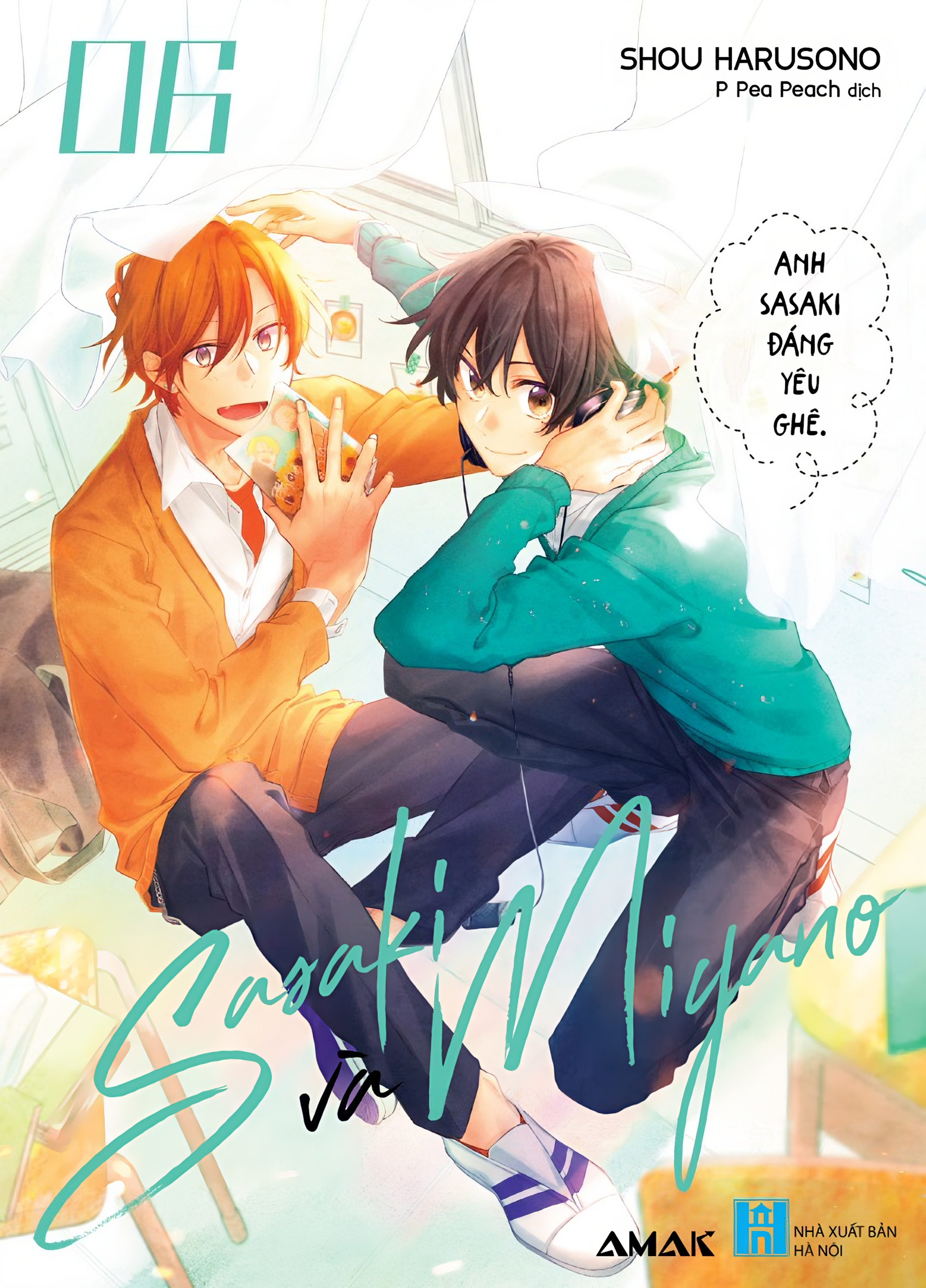 bộ sasaki và miyano - tập 6 - tặng kèm bookmark + postcard 2 mặt - Ảnh 2