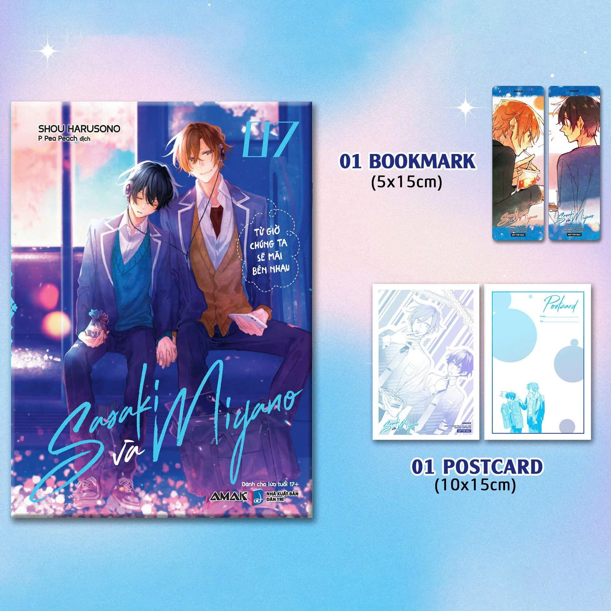 Bộ Sasaki Và Miyano - Tập 7 - Tặng Kèm Bookmark + Postcard 2 Mặt - Ảnh 2