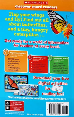 bộ scholastic discover more reader lvl 1: busy butterflies - Ảnh 5