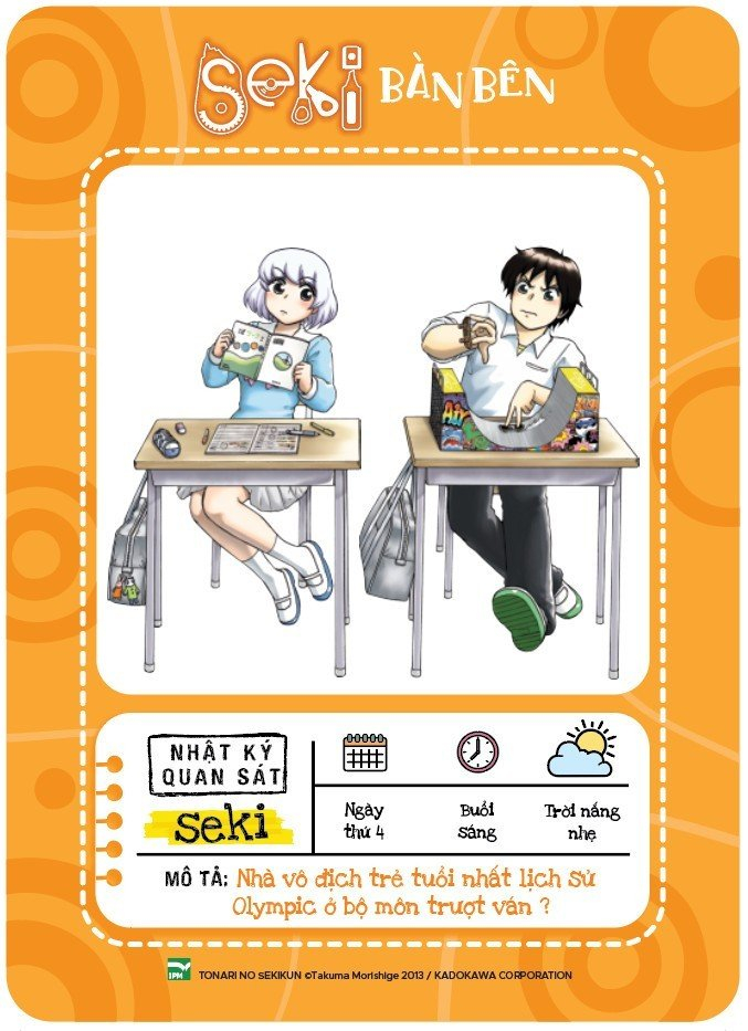 bộ seki bàn bên - tập 4 - tặng kèm clear card - Ảnh 3