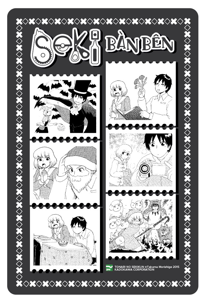 bộ seki bàn bên - tập 7 - tặng kèm sticker - Ảnh 3