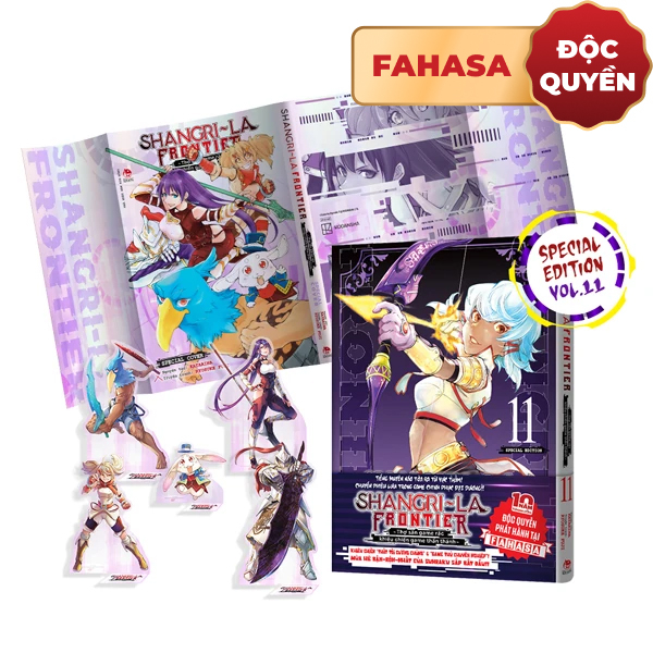 Bo
						
										
										Shangri-La Frontier - Tho San Game Rac Khieu Chien Game Than Thanh - Tap 11 - Ban Dac Biet - Tang Kem Bia Ao Thiet Ke Moi + Bia Hologram + Set 5 Standee PVC - Doc Quyen Fahasa