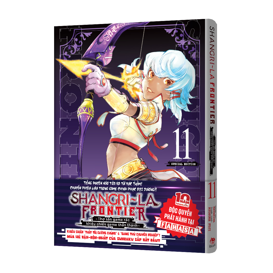 Bo
						
										
										Shangri-La Frontier - Tho San Game Rac Khieu Chien Game Than Thanh - Tap 11 - Ban Dac Biet - Tang Kem Bia Ao Thiet Ke Moi + Bia Hologram + Set 5 Standee PVC - Doc Quyen Fahasa - Ảnh 5