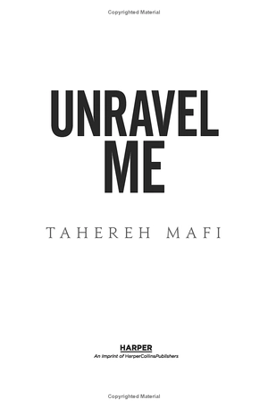 bộ shatter me 2: unravel me - Ảnh 4