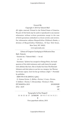 bộ shatter me 2: unravel me - Ảnh 5