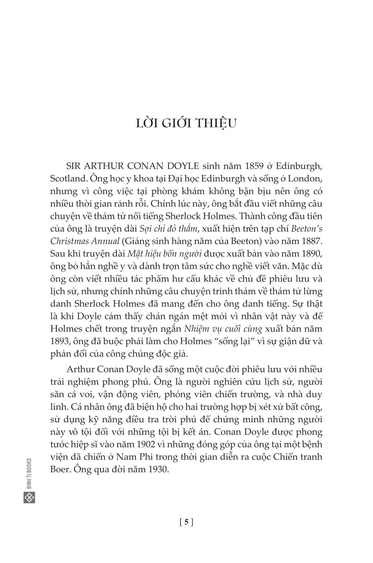 bộ sherlock holmes toàn tập - tập 1 - Ảnh 5