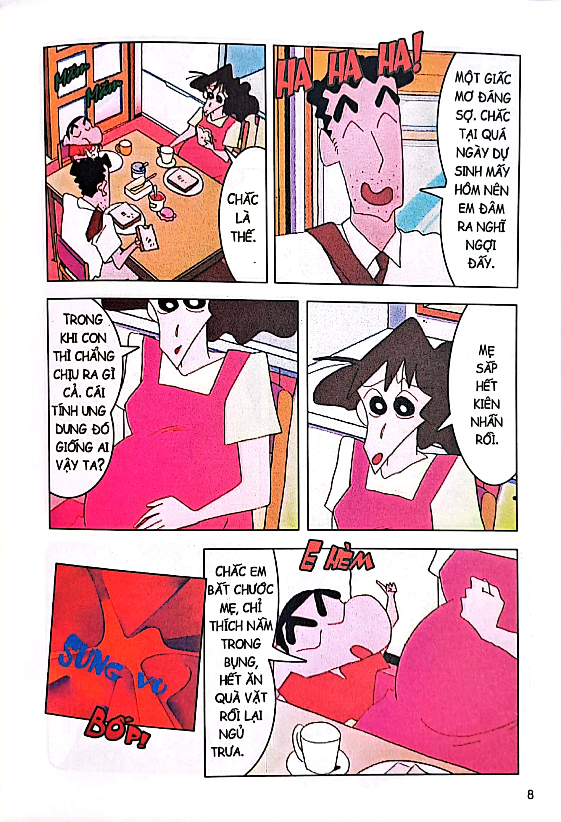 bộ shin - cậu bé bút chì - phiên bản hoạt hình màu - tập 1 - himawari chào đời, tớ đứt hơi! (tái bản 2023) - Ảnh 6