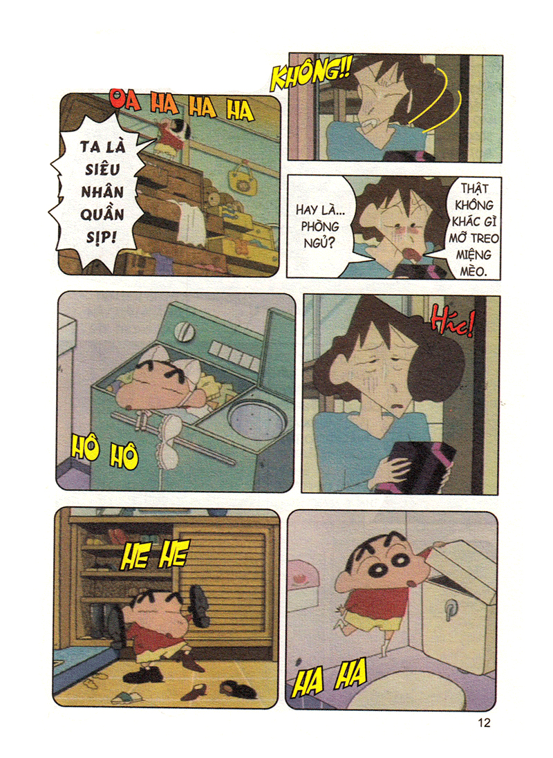 bộ shin - cậu bé bút chì - phiên bản hoạt hình màu - tập 12 (tái bản 2019) - Ảnh 10