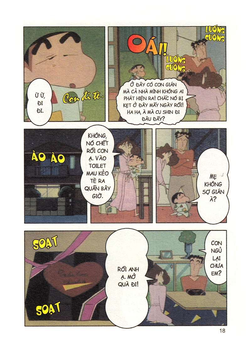 bộ shin - cậu bé bút chì - phiên bản hoạt hình màu - tập 12 (tái bản 2019) - Ảnh 16