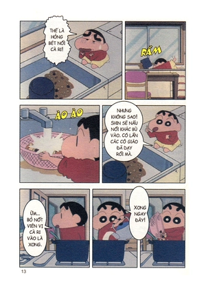 bộ shin - cậu bé bút chì - phiên bản hoạt hình màu - tập 13 (tái bản 2019) - Ảnh 12