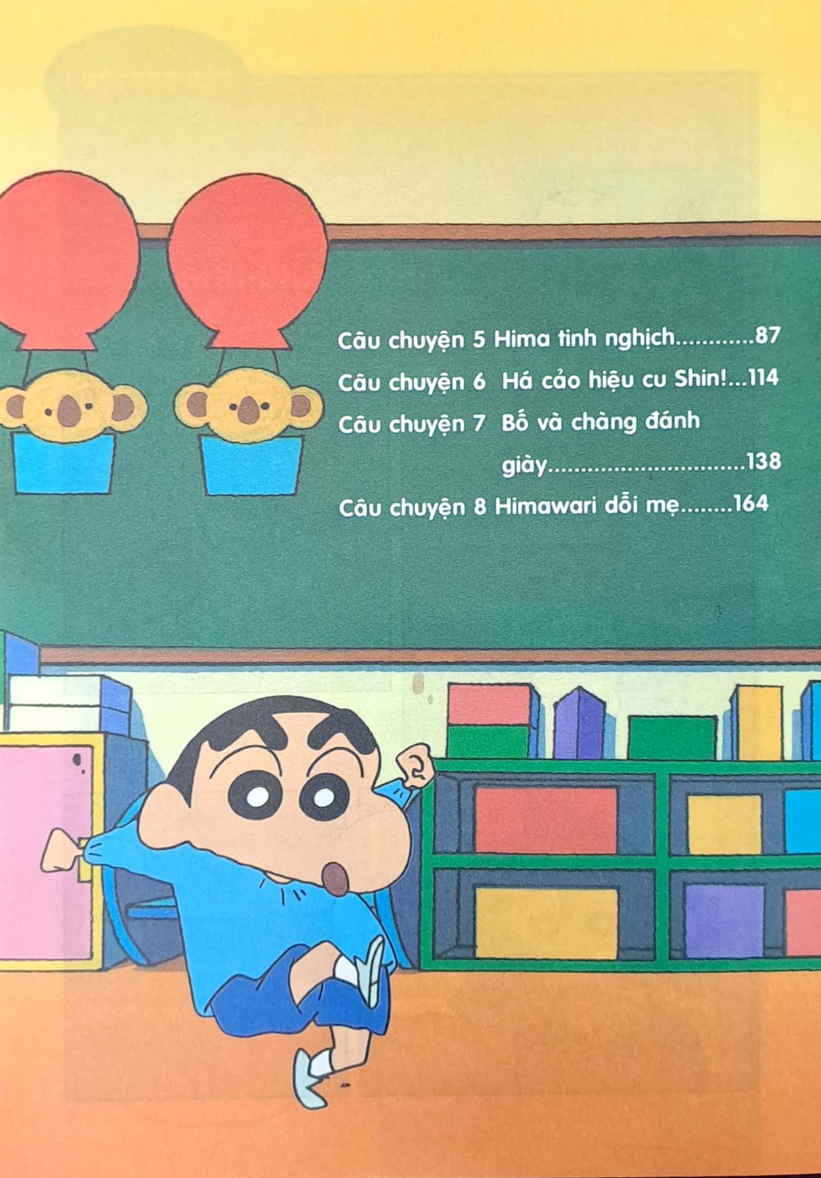 bộ shin - cậu bé bút chì - phiên bản hoạt hình màu - tập 35 - himawari dỗi mẹ (tái bản 2023) - Ảnh 5
