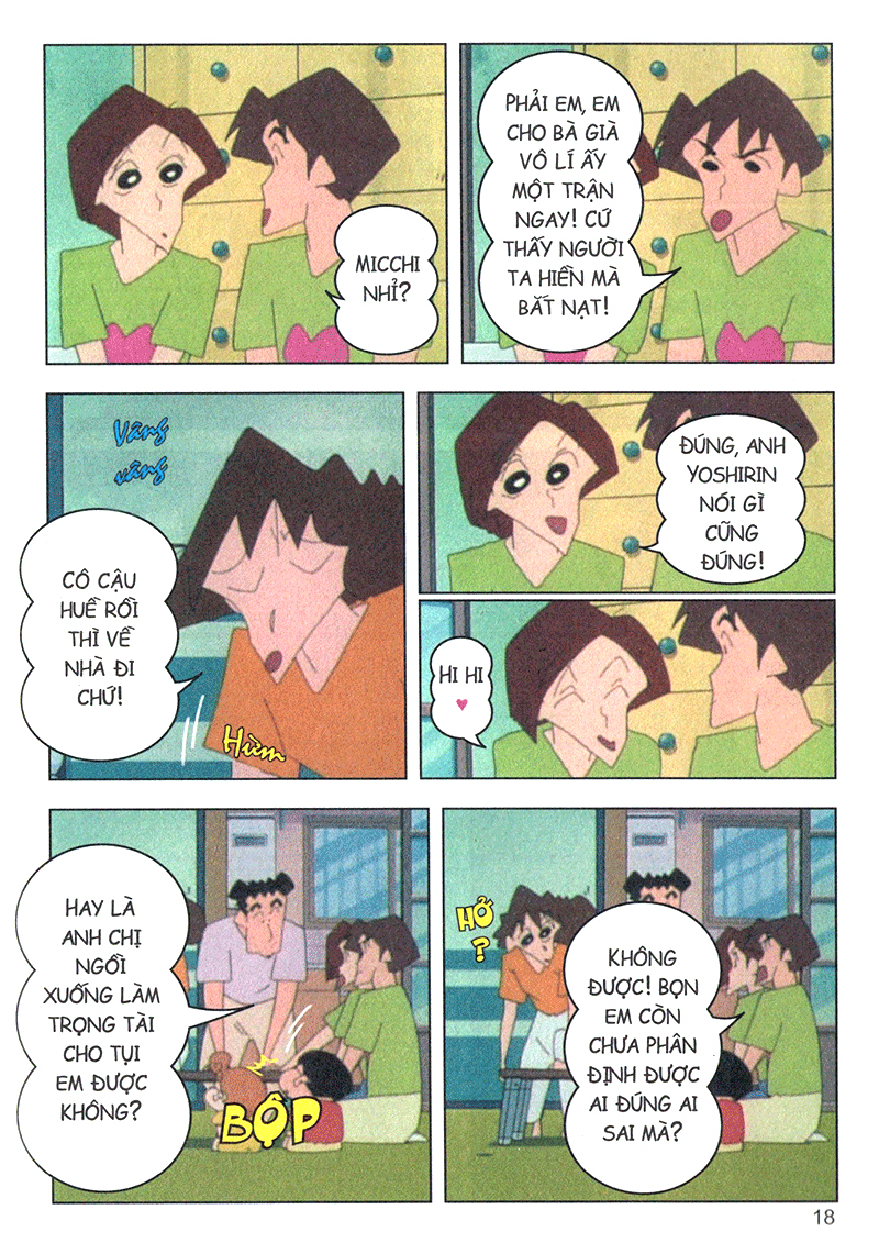 bộ shin - cậu bé bút chì - phiên bản hoạt hình màu - tập 46 (tái bản 2019) - Ảnh 16