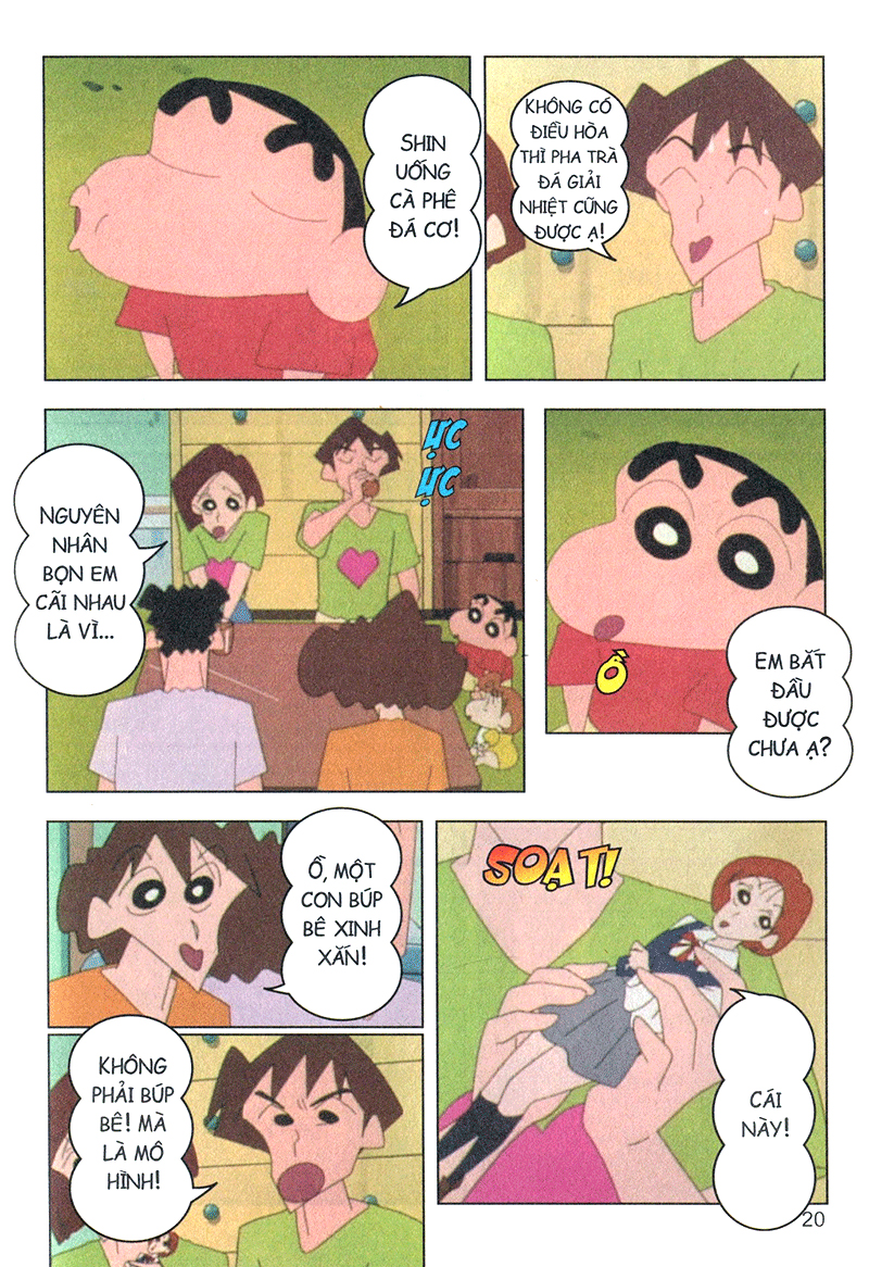 bộ shin - cậu bé bút chì - phiên bản hoạt hình màu - tập 46 (tái bản 2019) - Ảnh 18