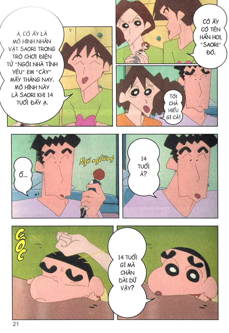 bộ shin - cậu bé bút chì - phiên bản hoạt hình màu - tập 46 (tái bản 2019) - Ảnh 19