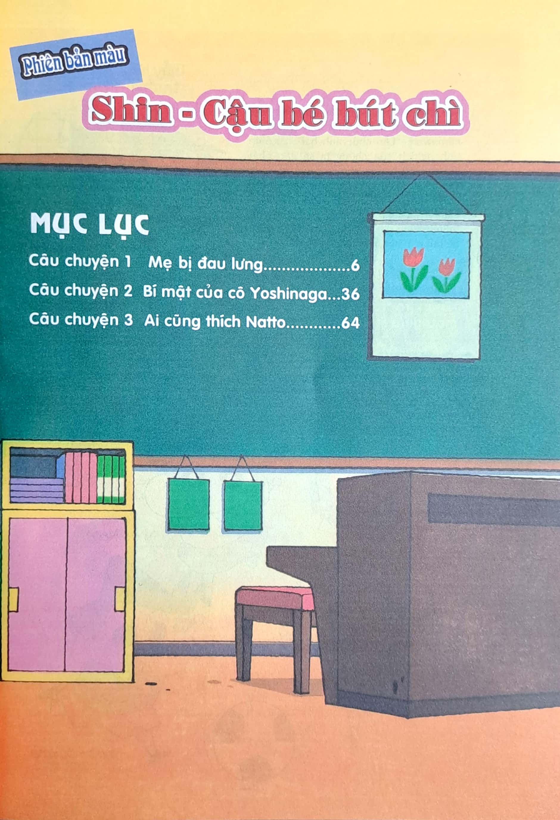 bộ shin - cậu bé bút chì - phiên bản hoạt hình màu - tập 48 - vui lên nào bố ơi! (tái bản 2023) - Ảnh 3