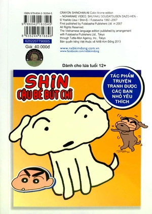 bộ shin - cậu bé bút chì - phiên bản hoạt hình màu - tập 5 (tái bản 2019) - Ảnh 4