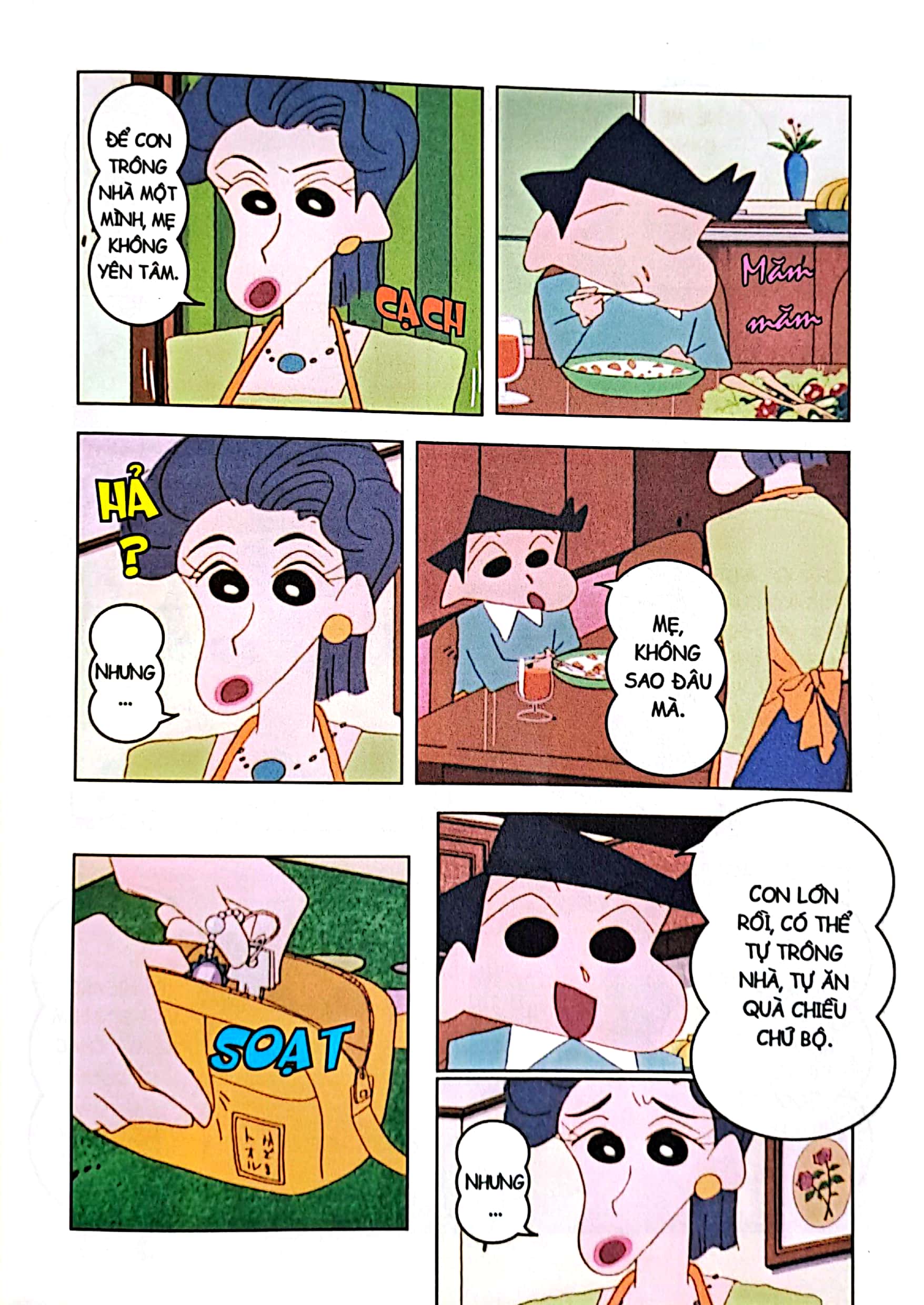 bộ shin - cậu bé bút chì - phiên bản hoạt hình màu - tập 50 - kazama tập làm người lớn (tái bản 2023) - Ảnh 7