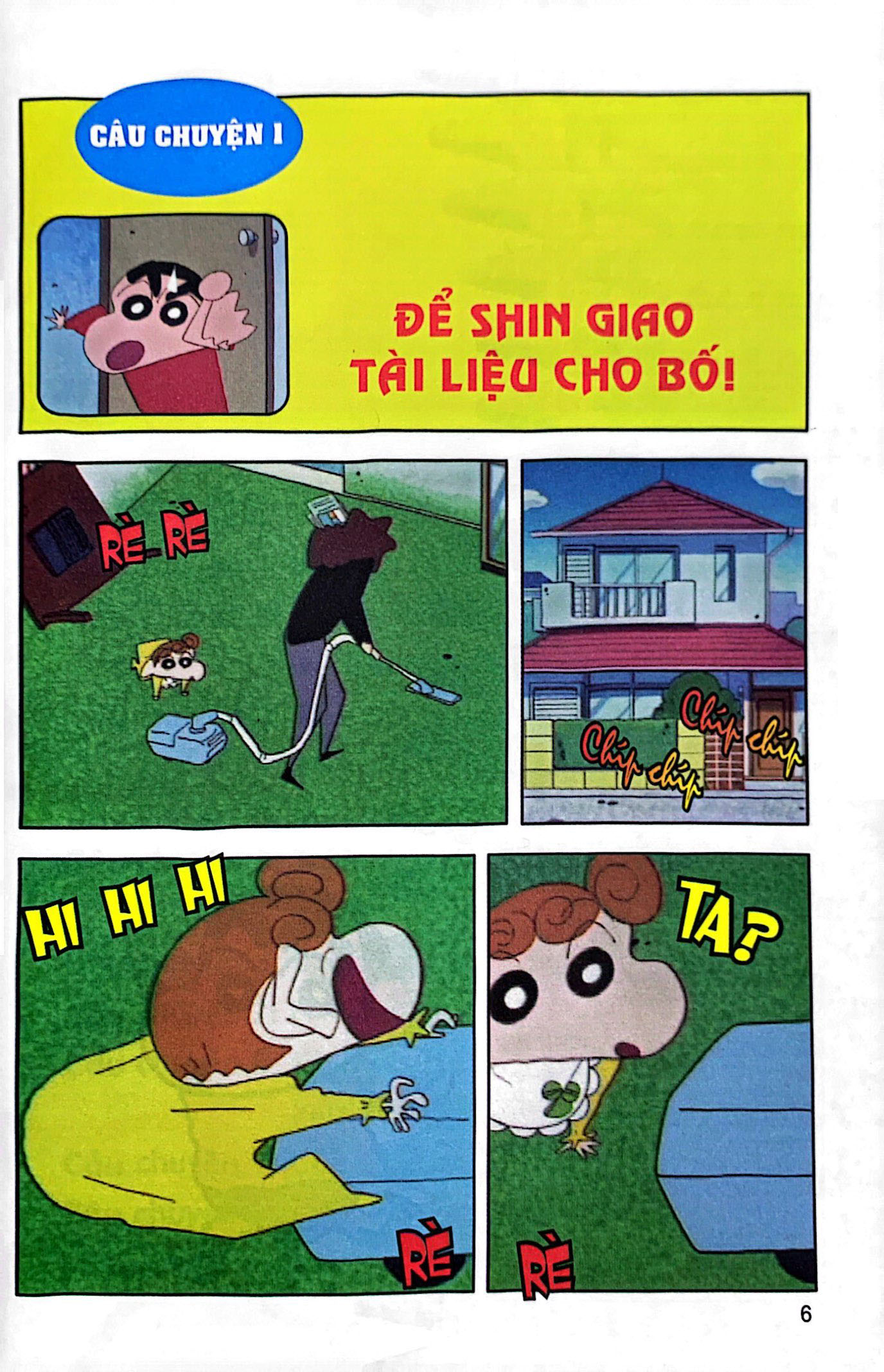 bộ shin - cậu bé bút chì - phiên bản hoạt hình màu - tập 6 (tái bản 2019) - Ảnh 4
