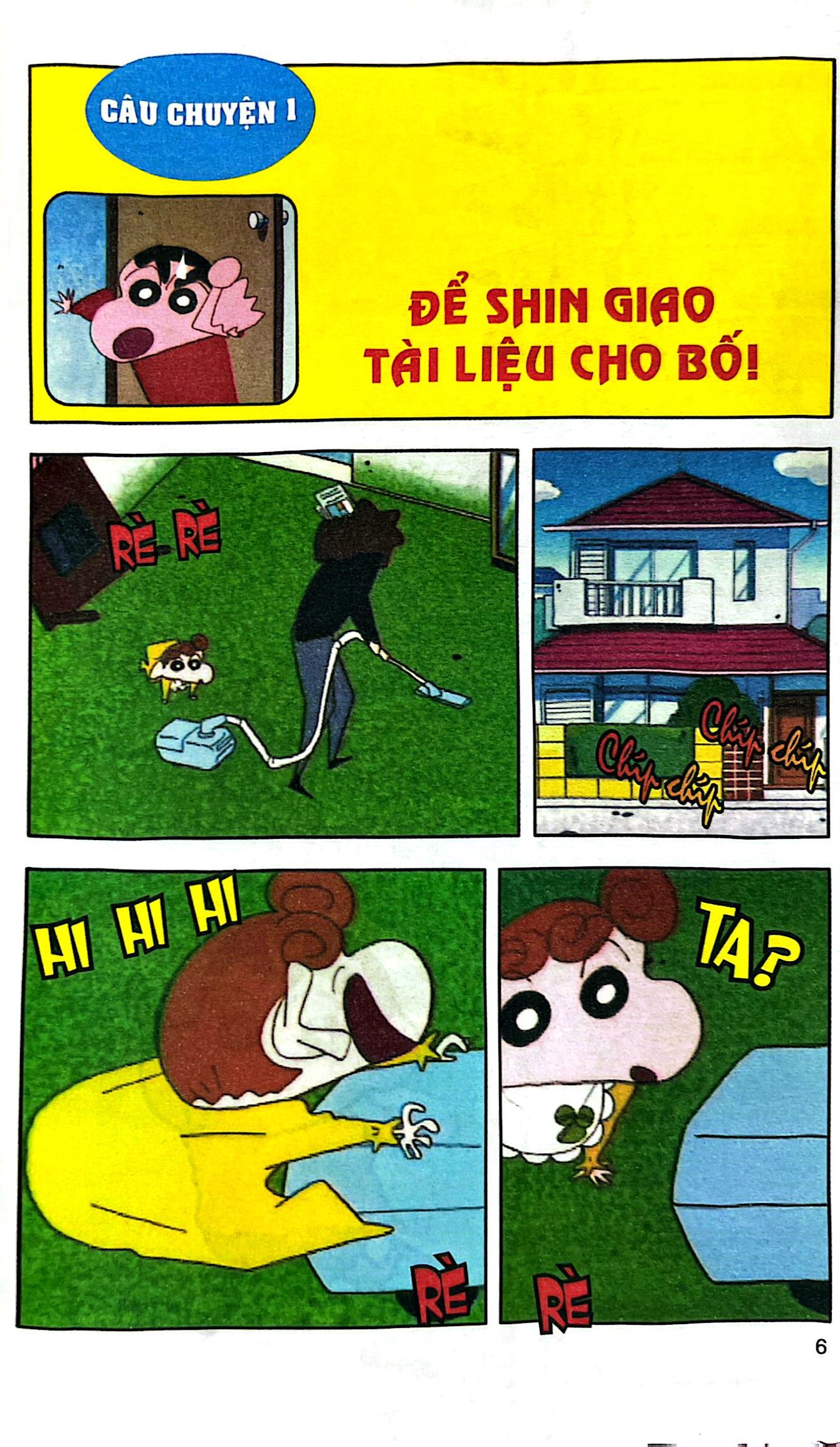 Bộ Shin - Cậu Bé Bút Chì - Phiên Bản Hoạt Hình Màu - Tập 6 - Vua Côn Trùng Kasukabe (Tái Bản 2024) - Ảnh 6