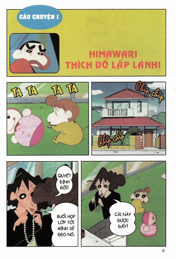 bộ shin - cậu bé bút chì - phiên bản hoạt hình màu - tập 7 - chị nanako yêu dấu (tái bản 2023) - Ảnh 3