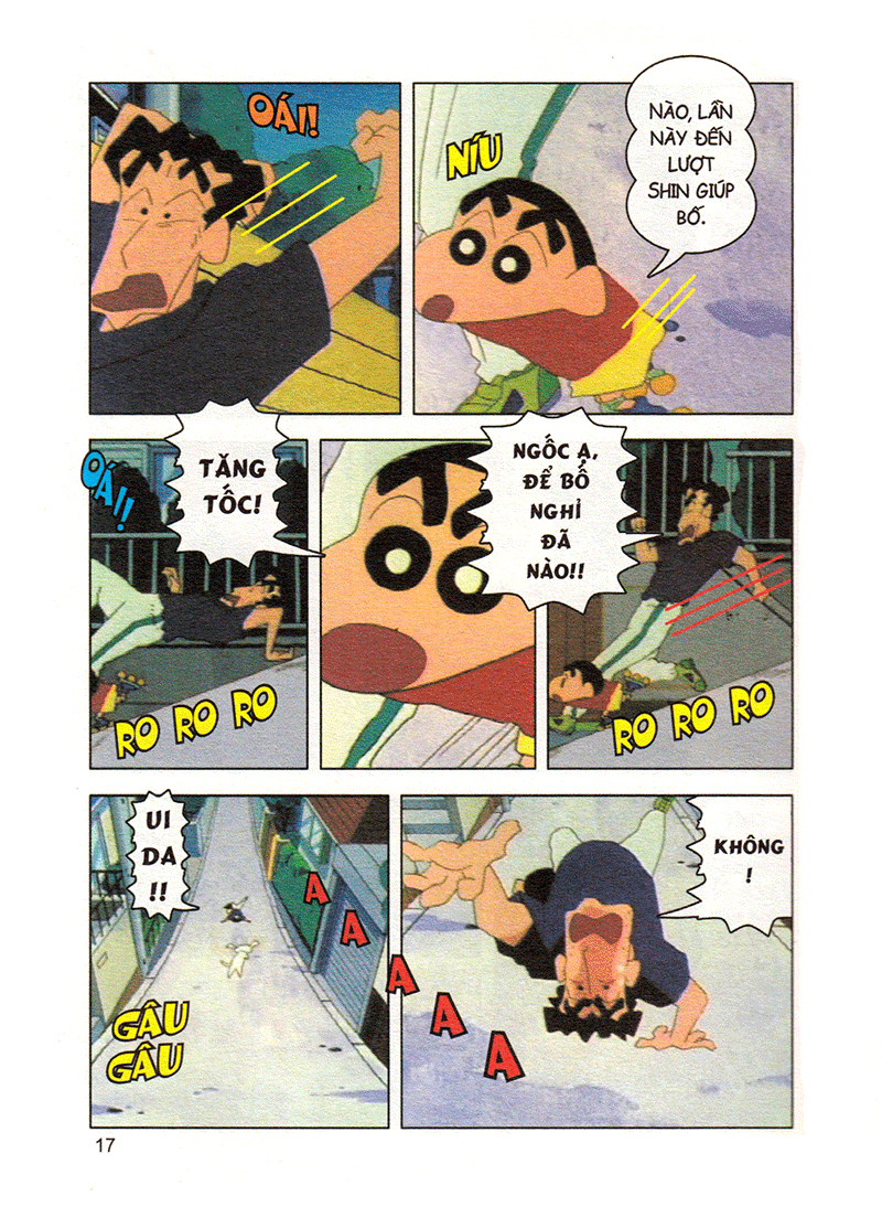 bộ shin - cậu bé bút chì - phiên bản hoạt hình màu - tập 9 (tái bản 2019) - Ảnh 16