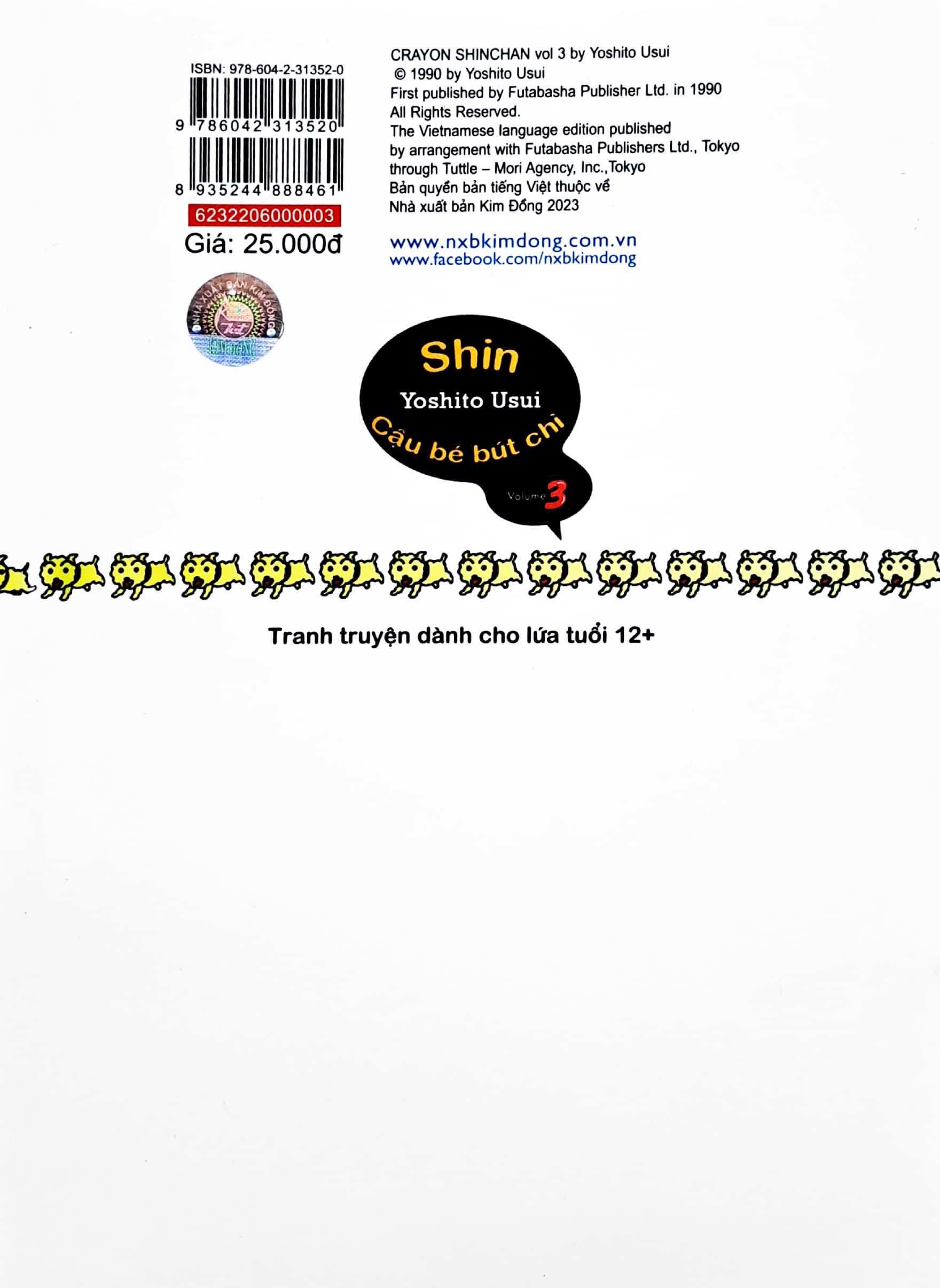 bộ shin - cậu bé bút chì - tập 3 (tái bản 2023) - Ảnh 7