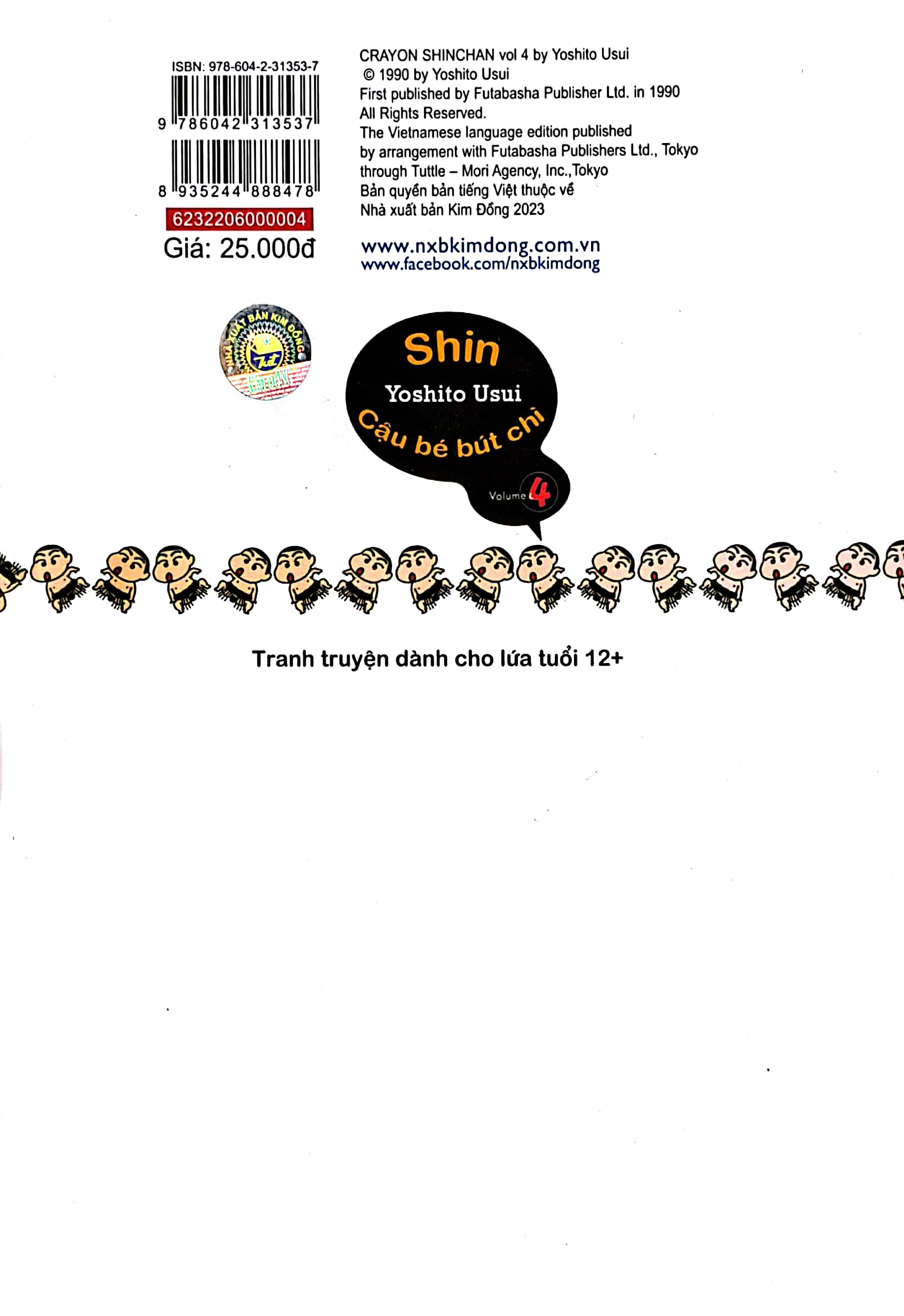 bộ shin - cậu bé bút chì - tập 4 (tái bản 2023) - Ảnh 8