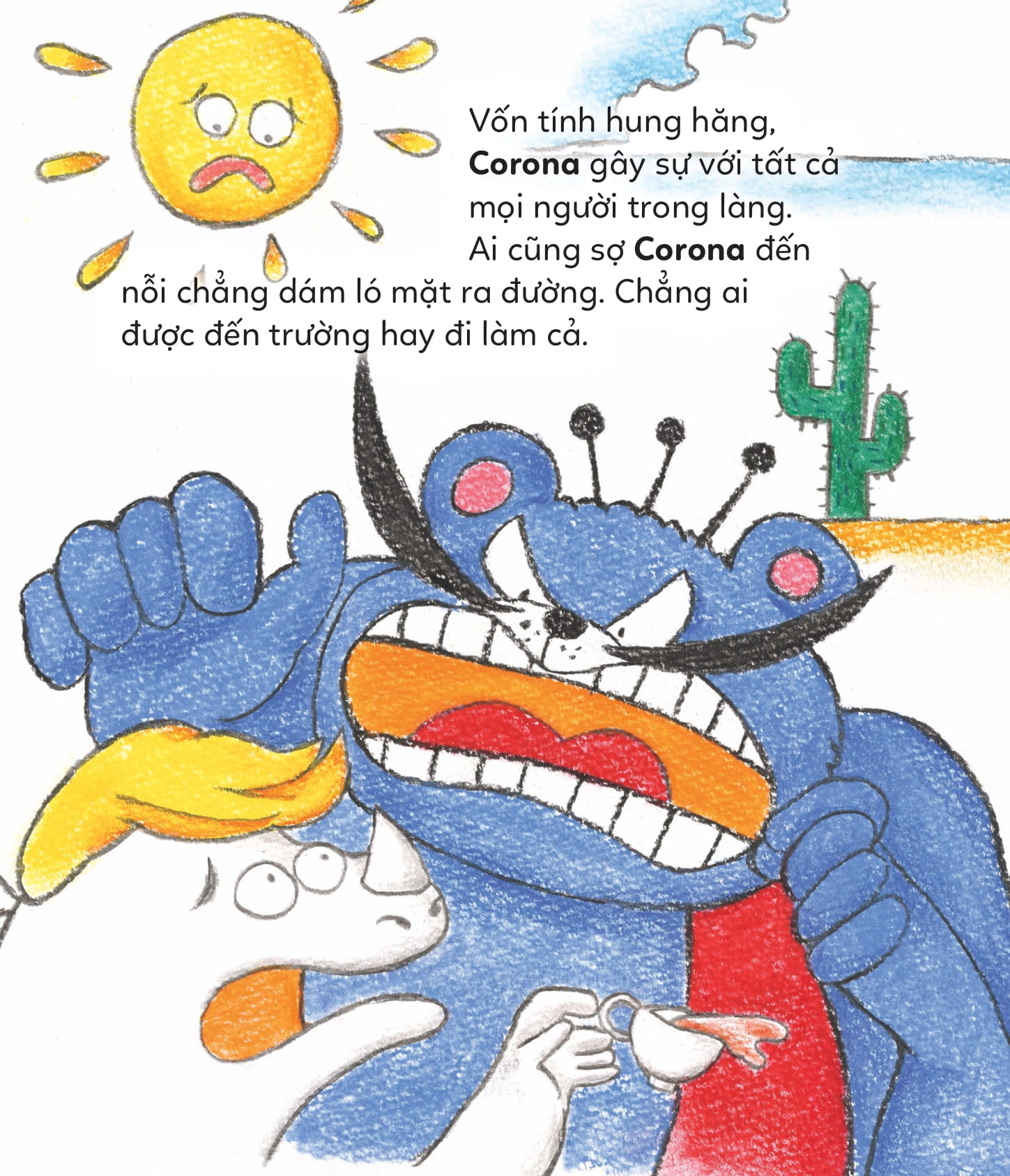 bộ siêu nhân rửa tay và công chúa súc miệng - tranh truyện ehon nhật bản - Ảnh 4