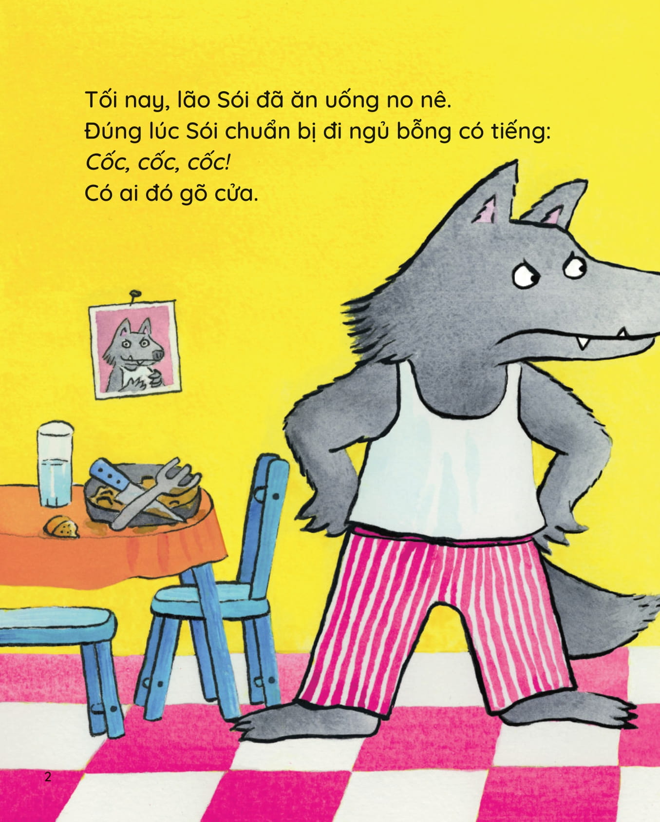 bố sói - con thỏ - ăn hay không ăn? - Ảnh 3