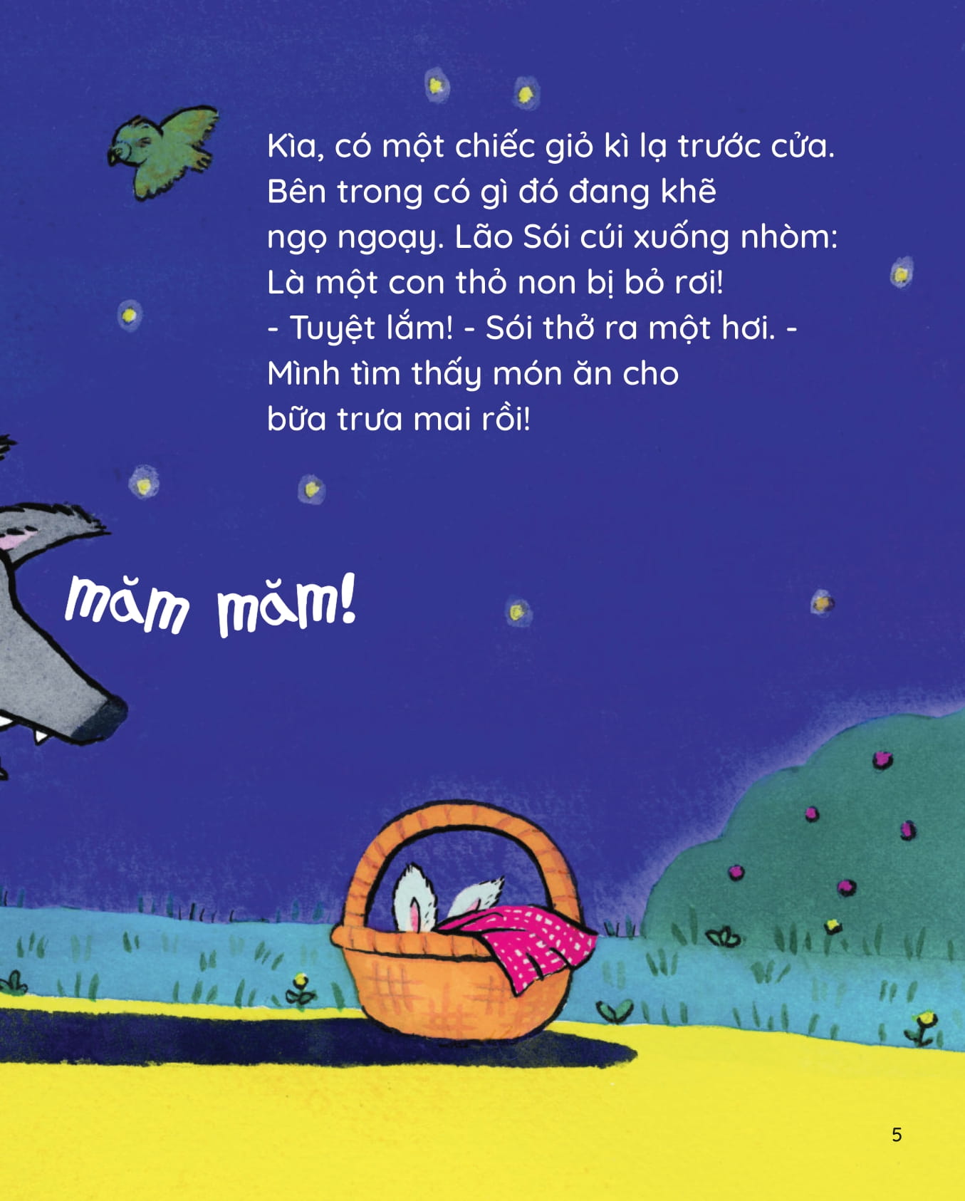 bố sói - con thỏ - ăn hay không ăn? - Ảnh 6