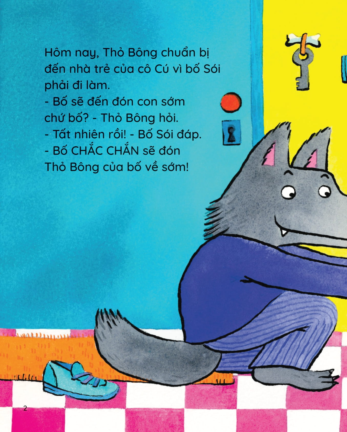 bố sói - con thỏ - đón con sớm nhé! - Ảnh 3