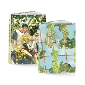 bộ sói đi thành đôi - tập 3 - bản đặc biệt - bìa cứng - tặng kèm bookmark hai mặt bồi cứng + postcard hai mặt bồi cứng + móc khóa 3 tầng + huy hiệu - Ảnh 2