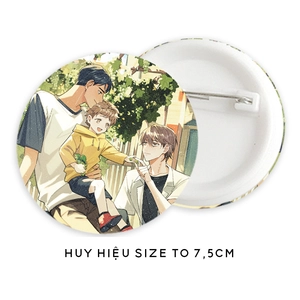 bộ sói đi thành đôi - tập 3 - bản đặc biệt - bìa cứng - tặng kèm bookmark hai mặt bồi cứng + postcard hai mặt bồi cứng + móc khóa 3 tầng + huy hiệu - Ảnh 9