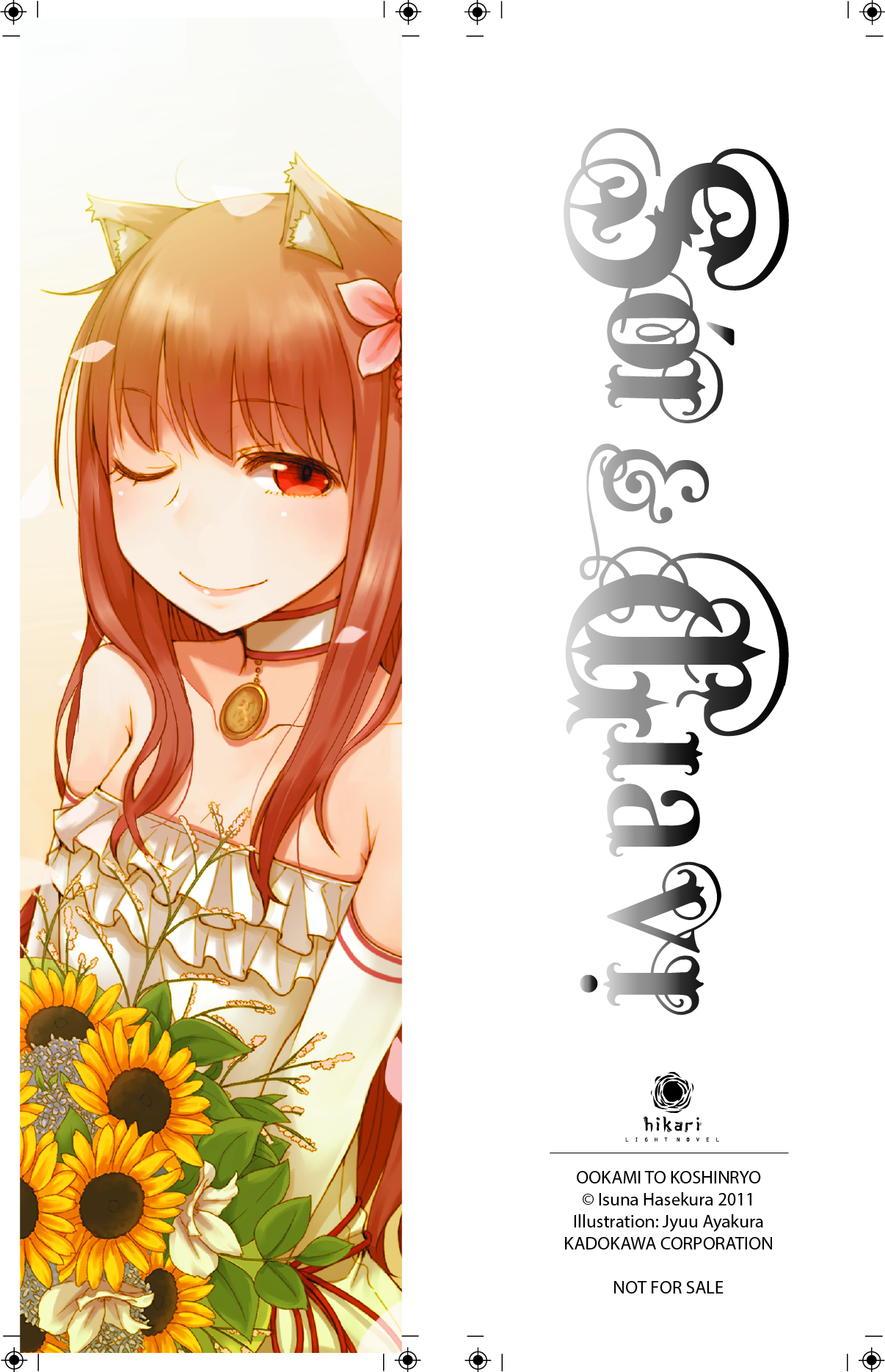 bộ sói & gia vị - tập 17 - tặng kèm bookmark - Ảnh 3