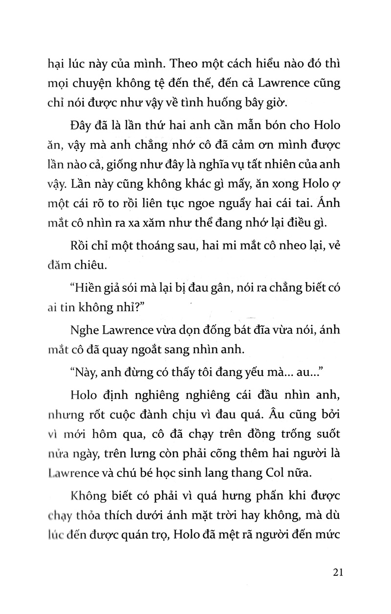 bộ sói & gia vị - tập 8 - Ảnh 17